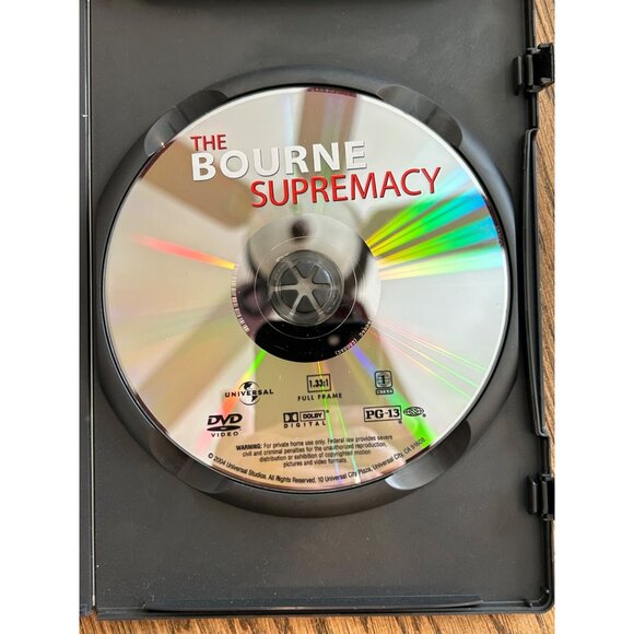 The Bourne Supremacy Fullscreen DVD 2004 Action Movie Matt Damon Pre-Owned - Picture 2 of 4